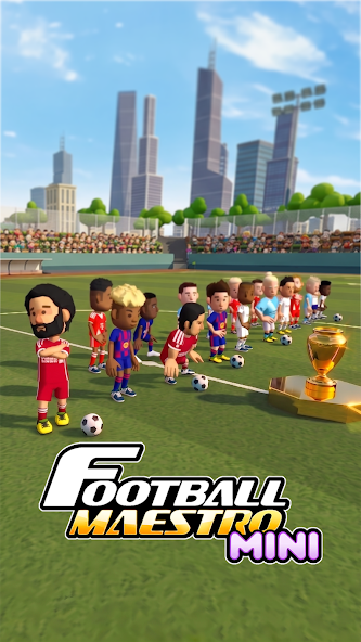 Football Maestro Mini teams and trophy